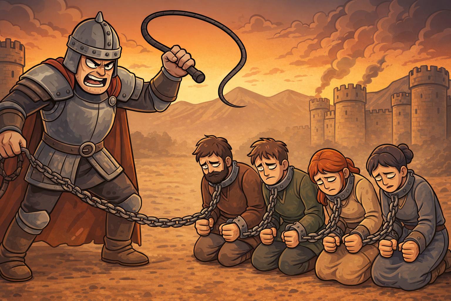 Subjugate - To bring under complete control or domination, often by force; to conquer and make submissive.
