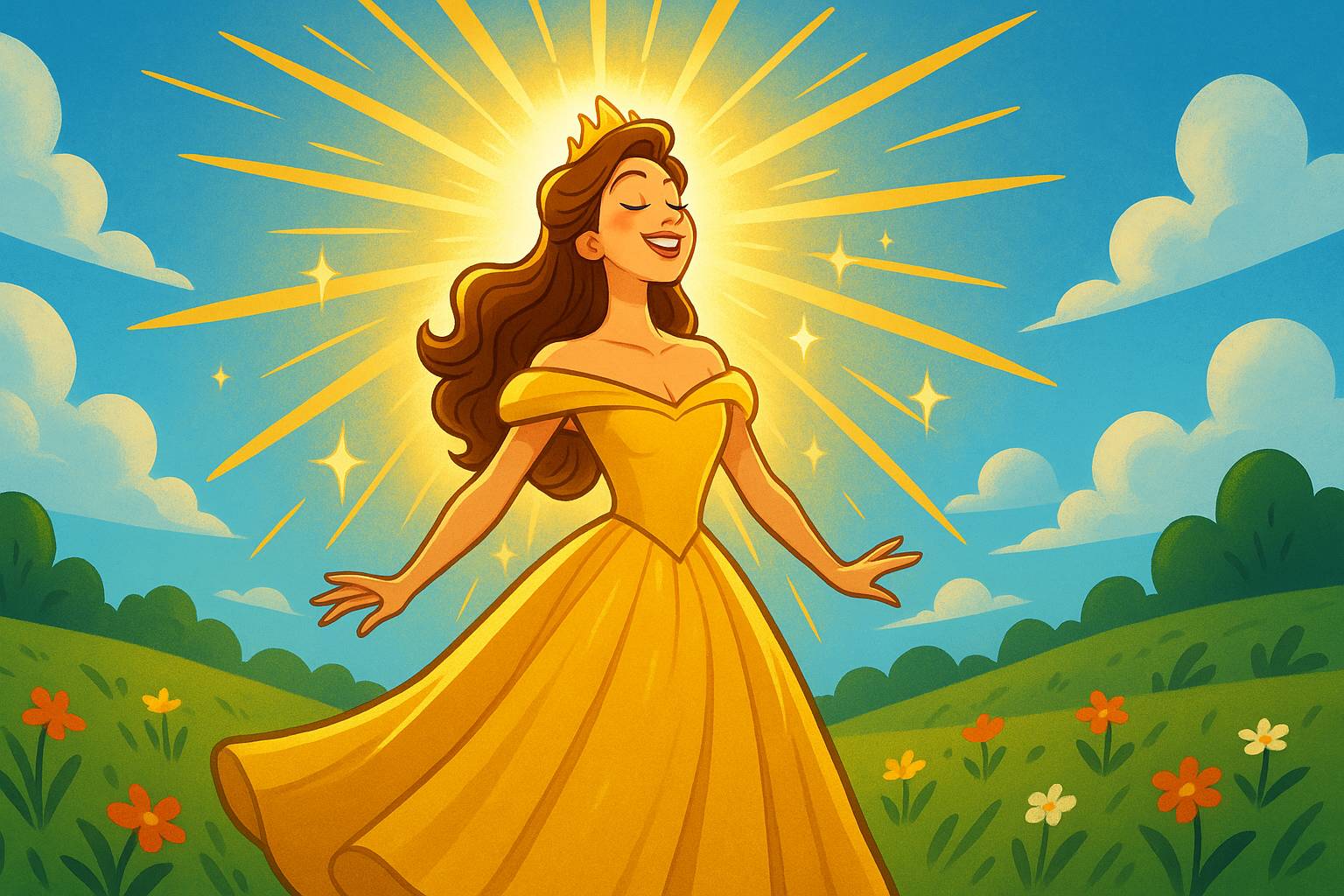 Resplendent - Shining brilliantly; very bright, beautiful, and impressive in appearance.