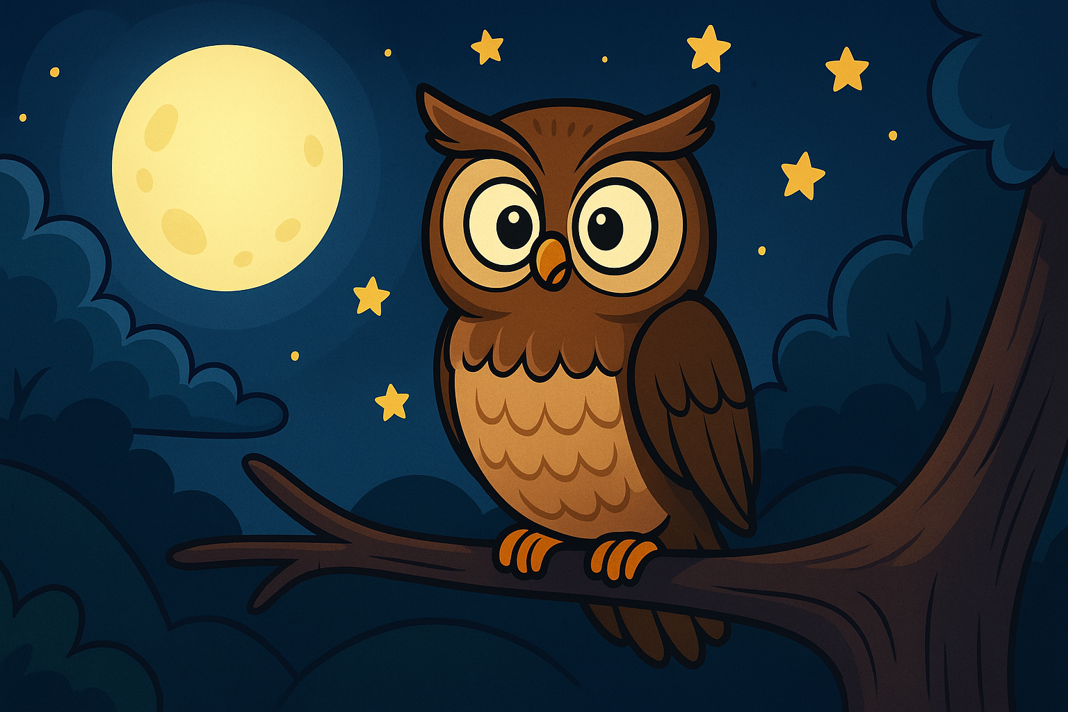Nocturnal - Active during the night and sleeping or resting during the day. (????????, ??? ??? ?????? ???? ????)