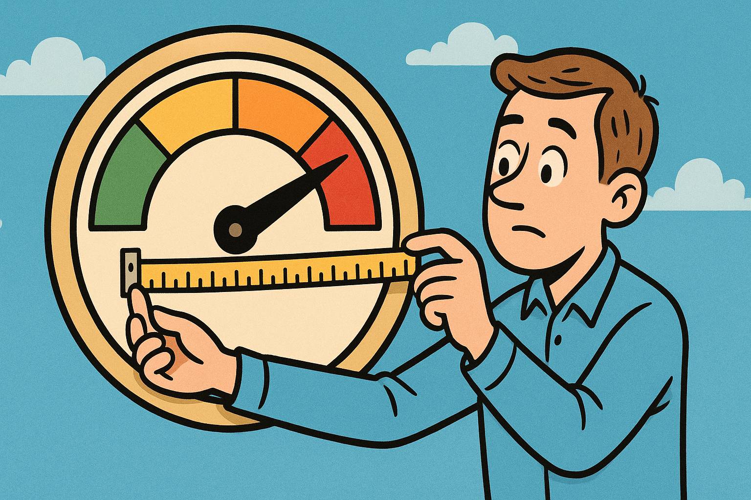 Gauge - To measure or judge the amount, level, or size of something; to form an estimate or opinion about something.