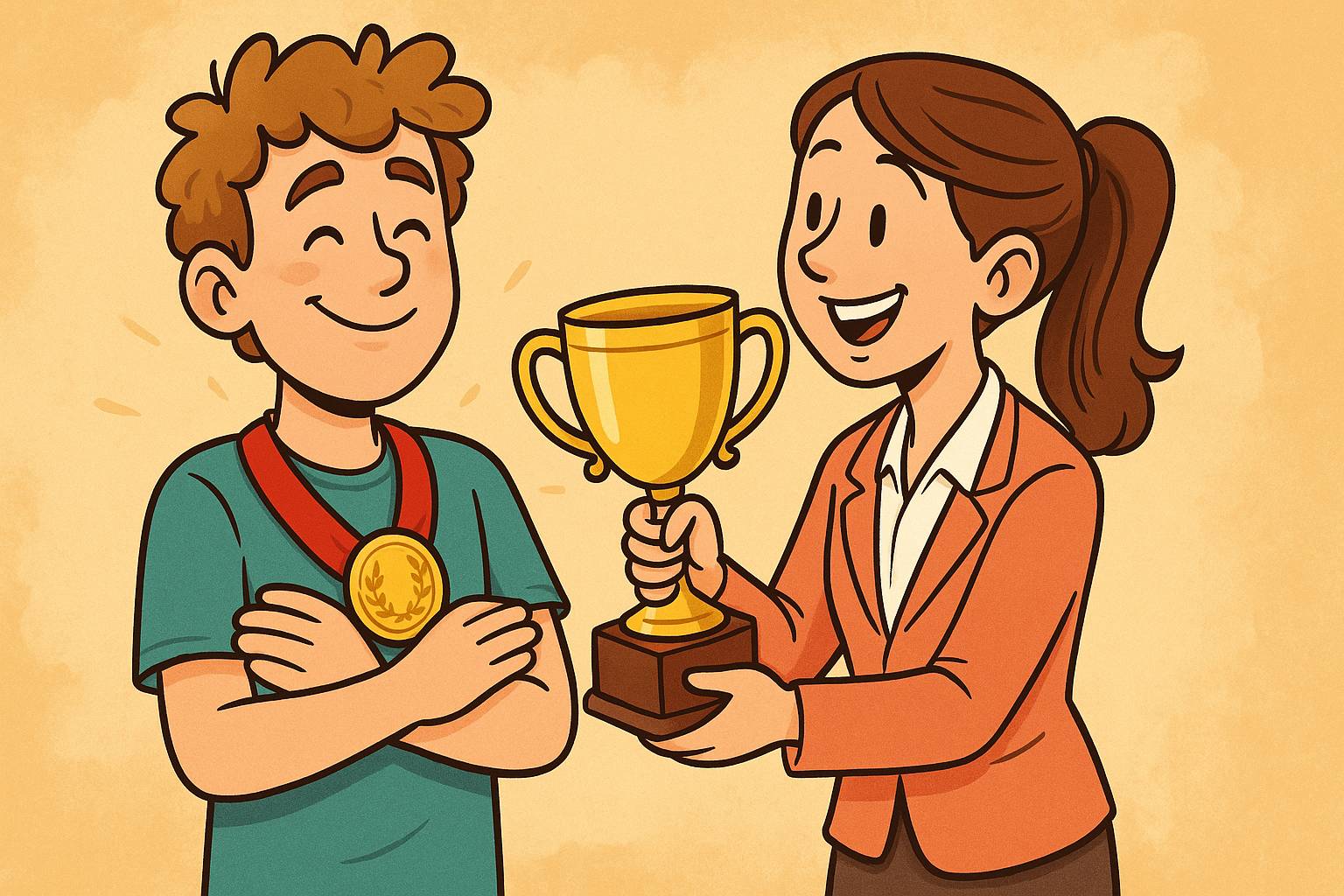 Accolade - An award or expression of praise for an achievement.