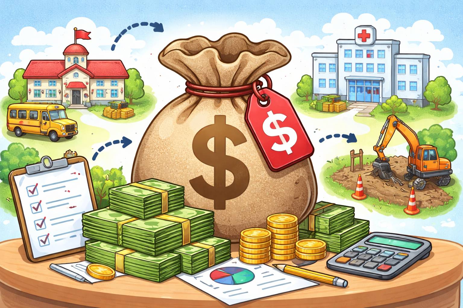 Earmark - Set aside or allocate (money or resources) for a specific purpose.