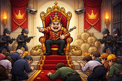Autocracy - A system of government in which one person has complete power.