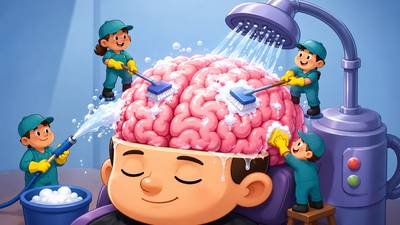 Brainwash - To force or persuade someone to accept certain beliefs by repeatedly influencing their thoughts.
